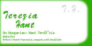 terezia hant business card